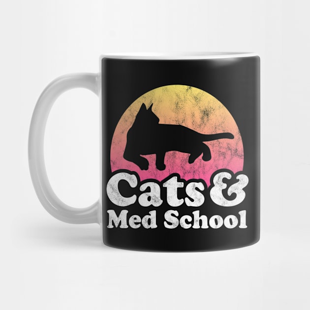 Cats and Med School Gift by JKFDesigns